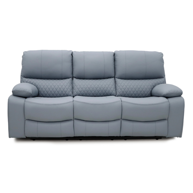 3 Seater Bergen Recliner Sofa upholstered in Air Leather.