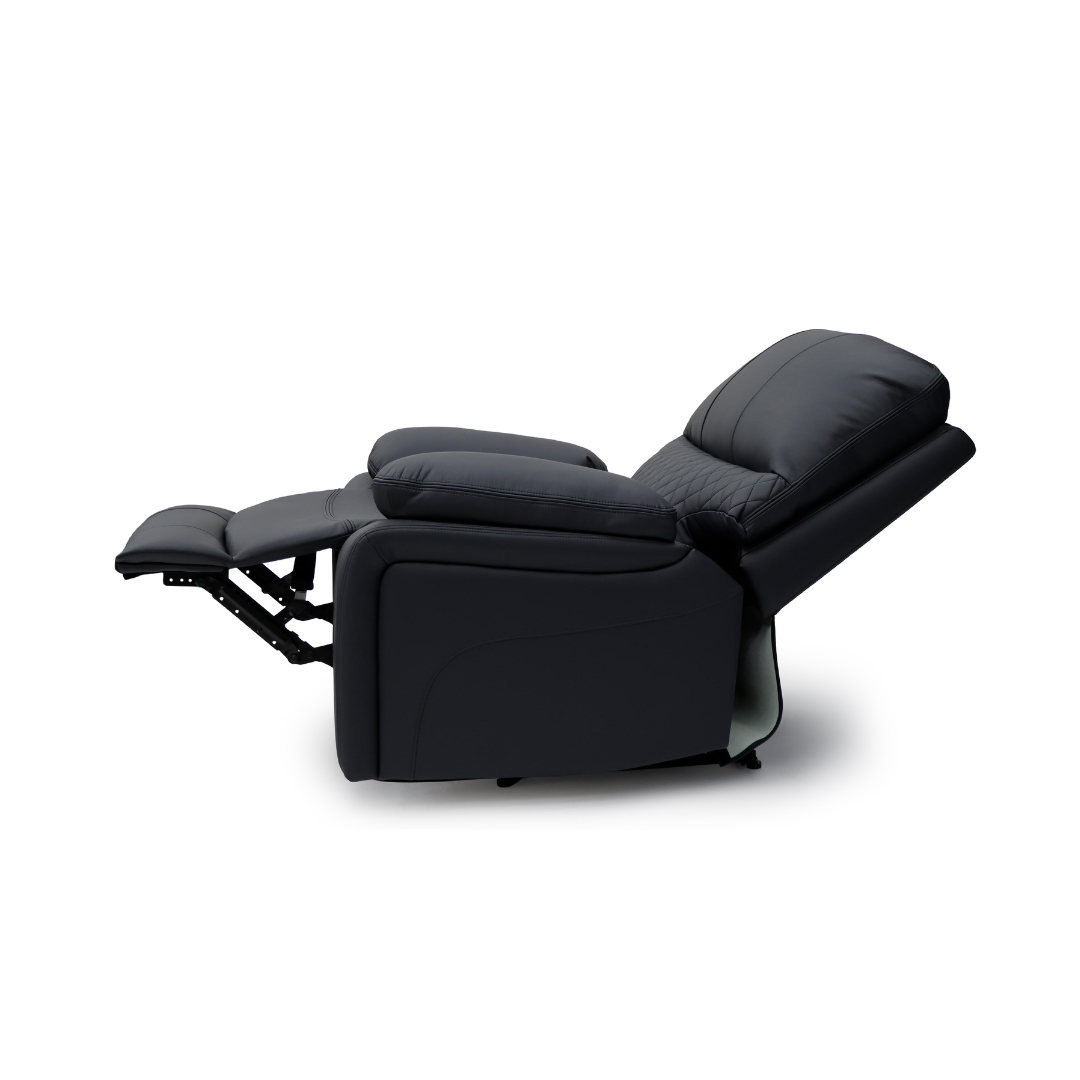 Bergen Recliner Sofa Set – Premium Quilted Suede Leather