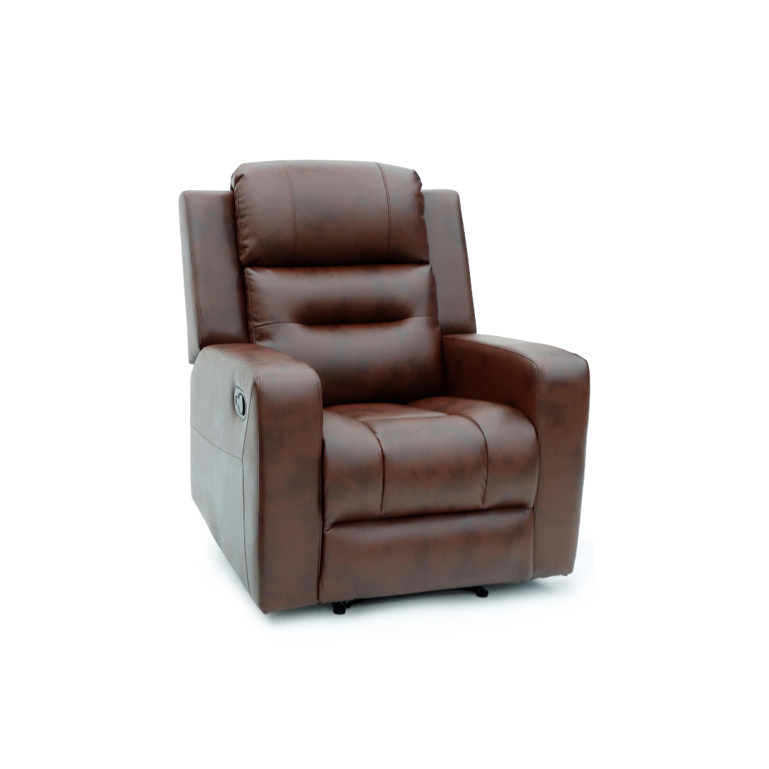 Gothenburg 3+1+1 Recliner Sofa Set - Wine Red