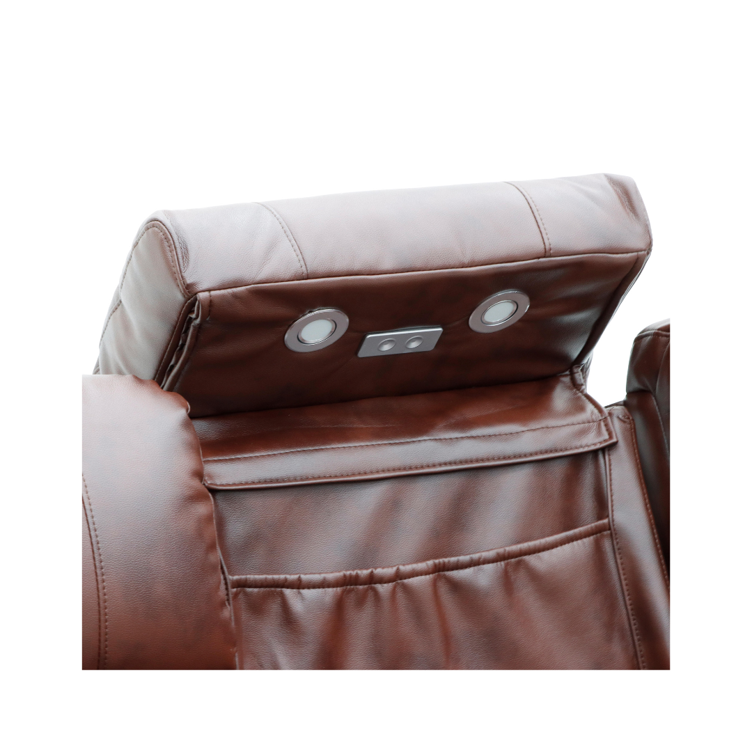 Gothenburg 3+1+1 Recliner Sofa Set - Wine Red