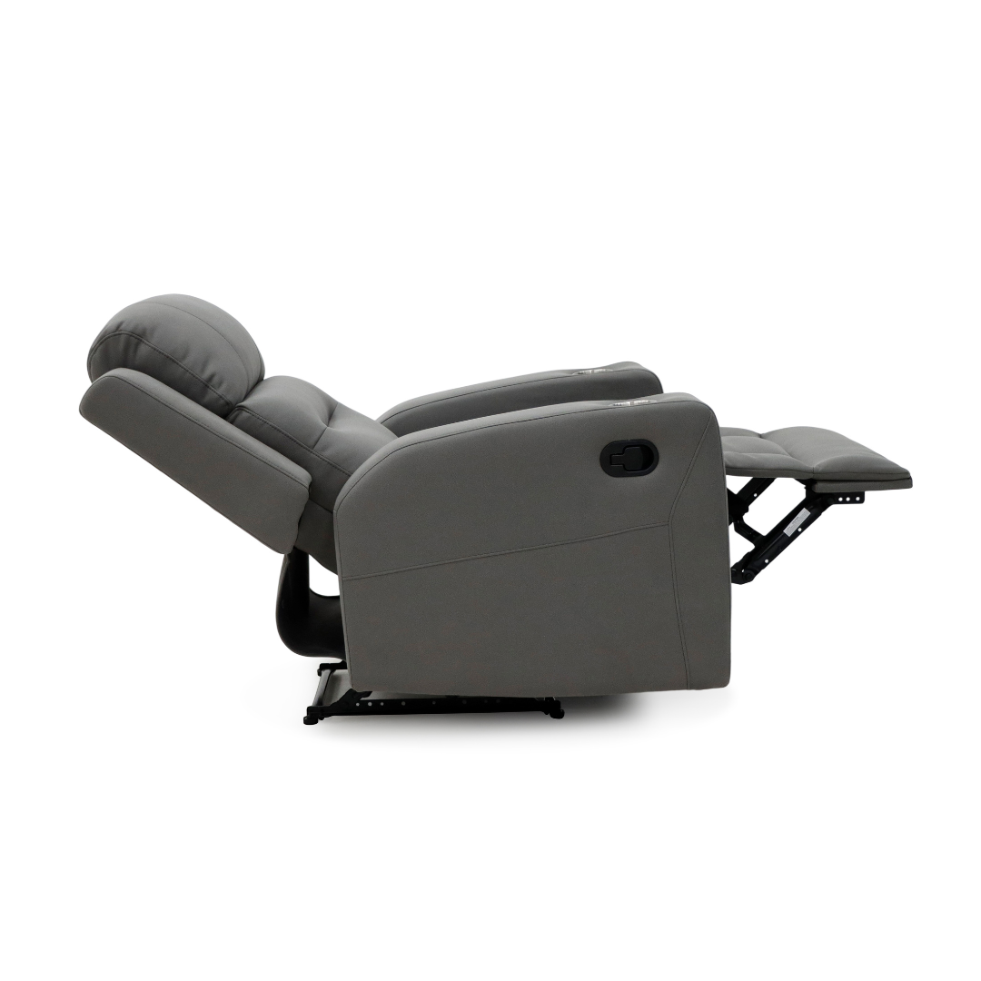 Single Armchair reclined of the Gothenburg Recliner Sofa.