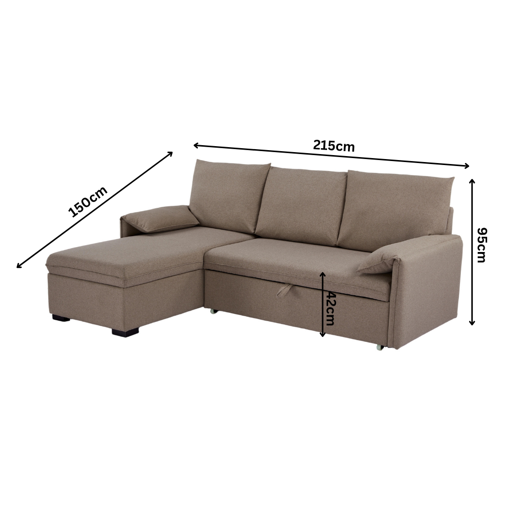 Laro Sofa Bed - Beige
