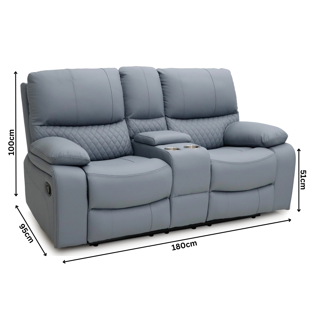 Bergen 3+2+1 Air Leather Recliner Sofa Set