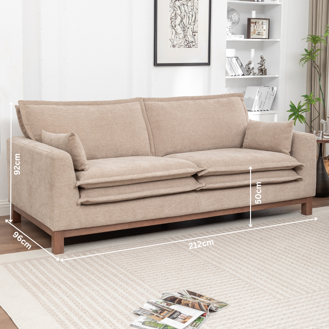 Ardena Beige Sofa Set