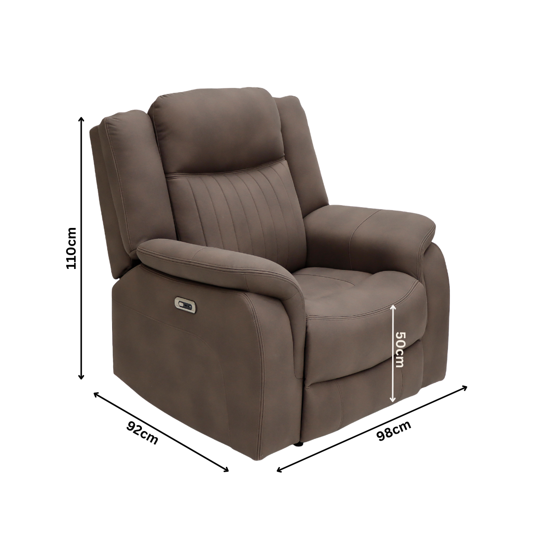 Skara Electric 3+2+1 Recliner Sofa Set (Power Motion)
