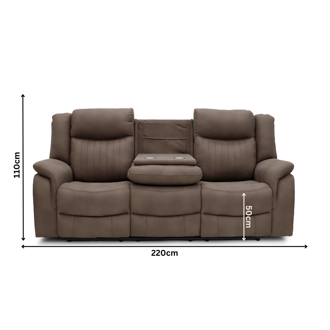 Skara Electric 3+2+1 Recliner Sofa Set (Power Motion)