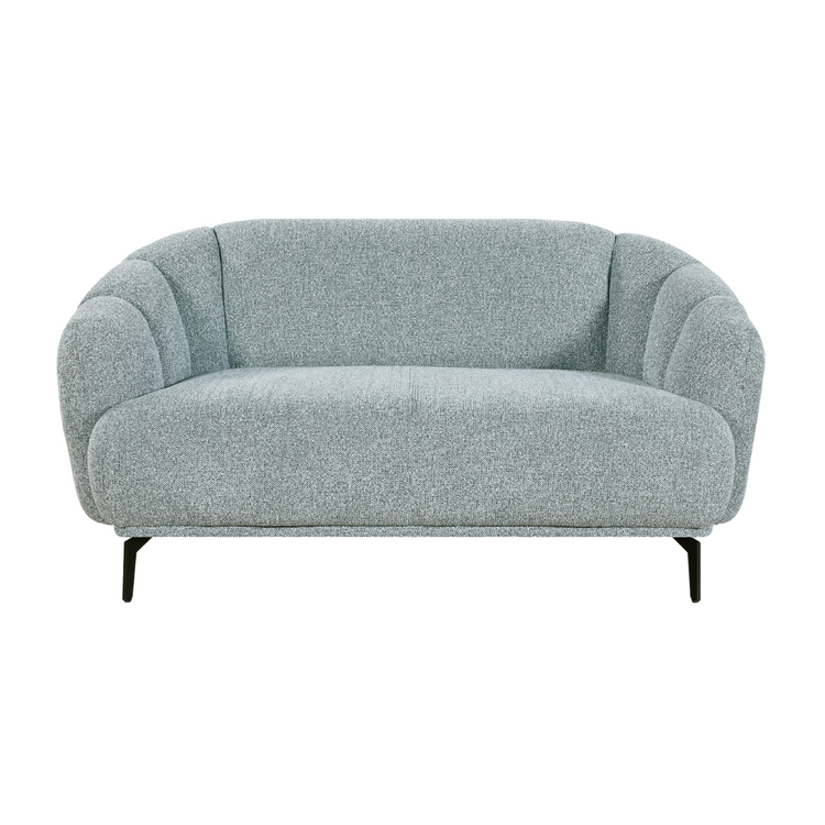Orsta 2-Seater Sofa – compact modern grey lounge piece with rounded arms and cushioned seating.