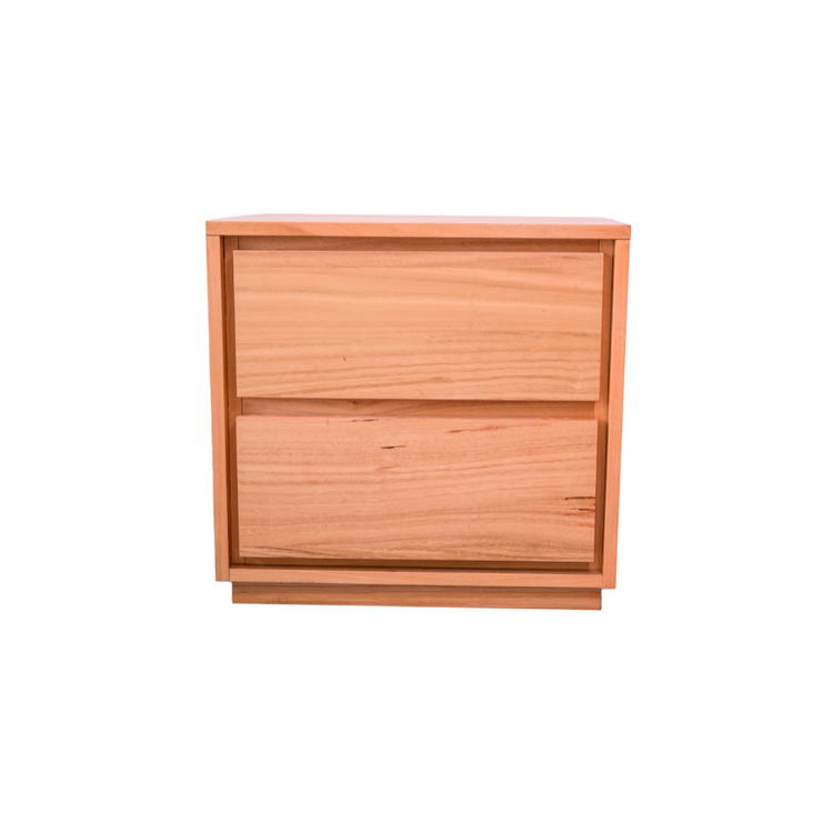 Bedside table with two drawers.