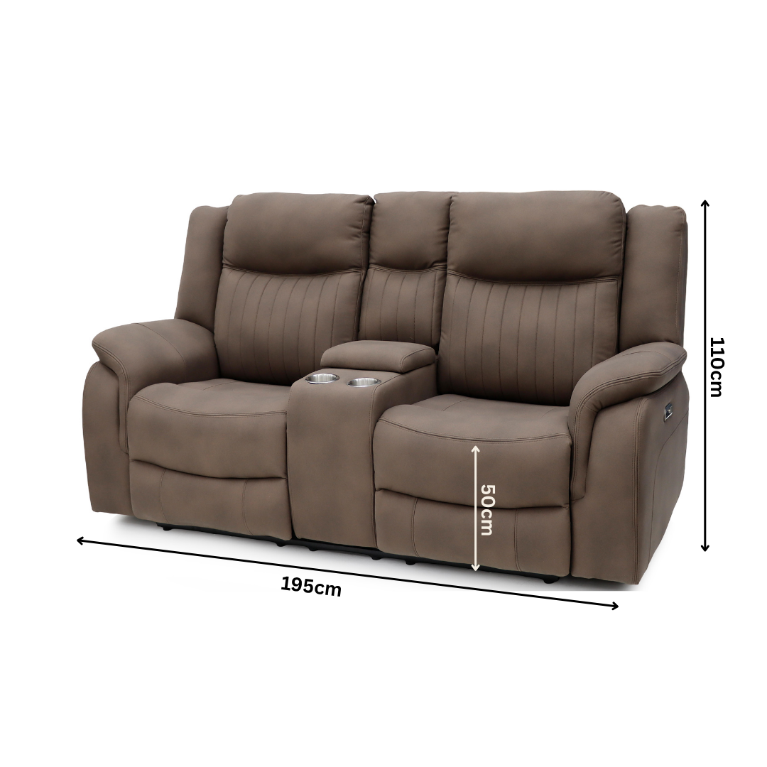 Skara Electric 3+2+1 Recliner Sofa Set (Power Motion)