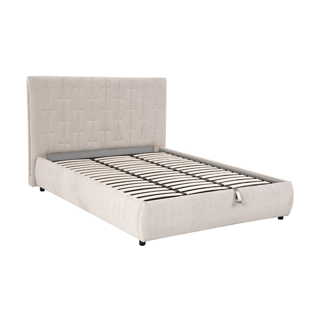Soren LED Queen Gaslift Storage Bed