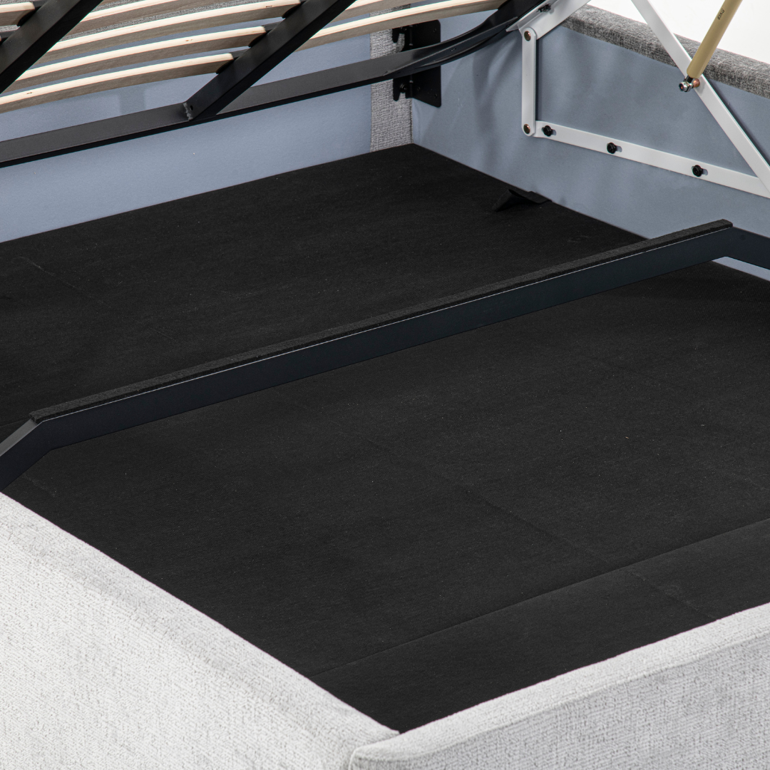 Sova Gaslift Storage Bed - Dark Grey