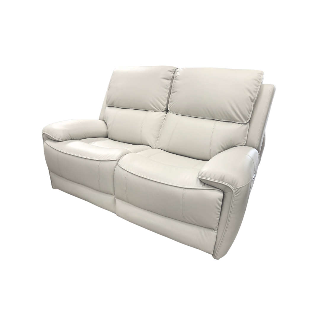 Tromso 3+2 Electric Recliner Sofa Set - White