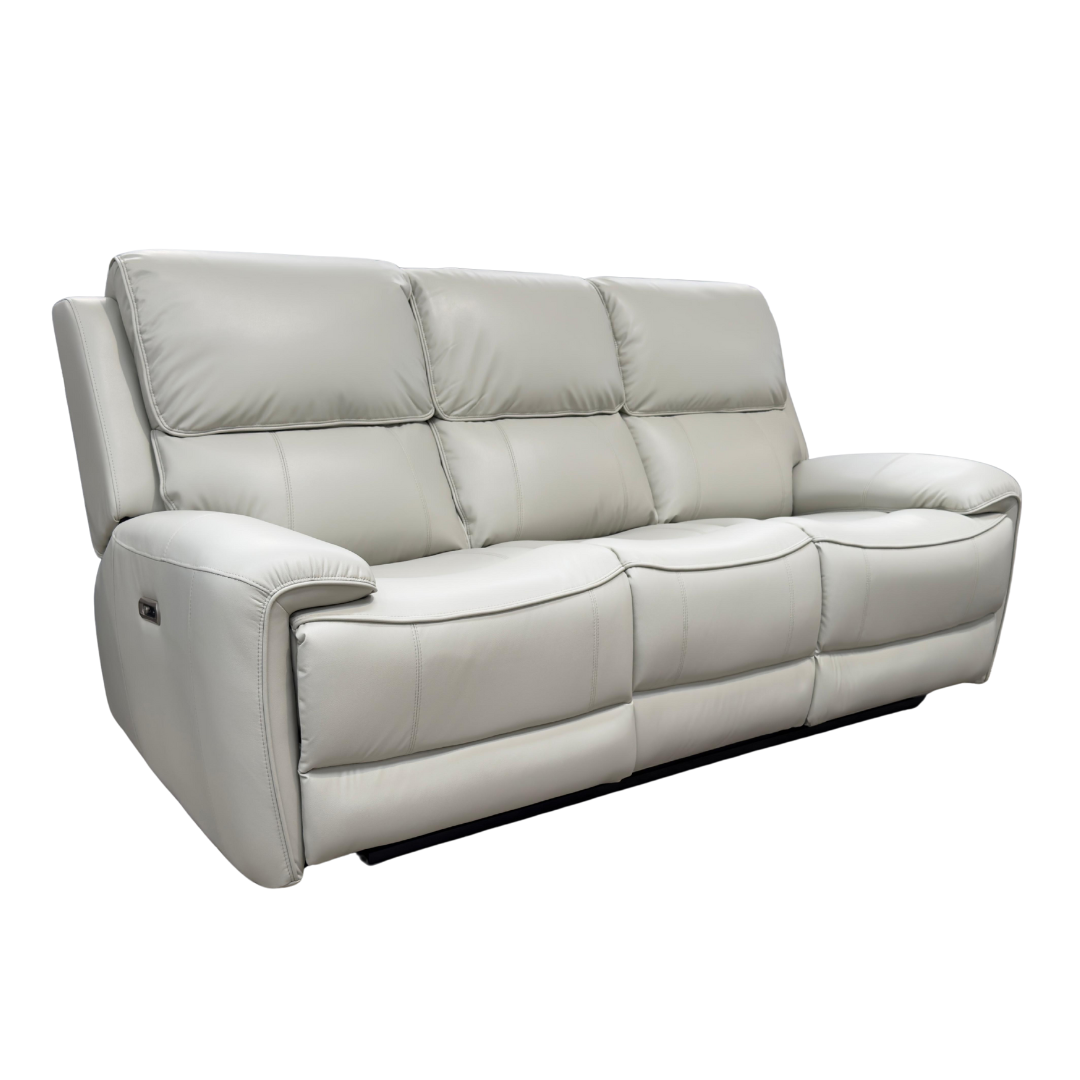 Tromso 3+2 Electric Recliner Sofa Set - White
