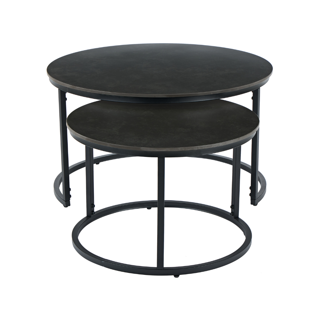 Zylo Round Nesting Table Set